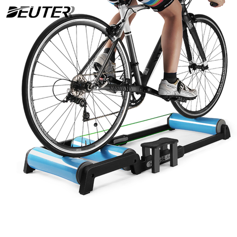 Rodillos de entrenamiento de bicicleta para interior, entrenador de bicicleta de montaña y carretera, herramienta de entrenamiento de Fitness para ciclismo ► Foto 1/1