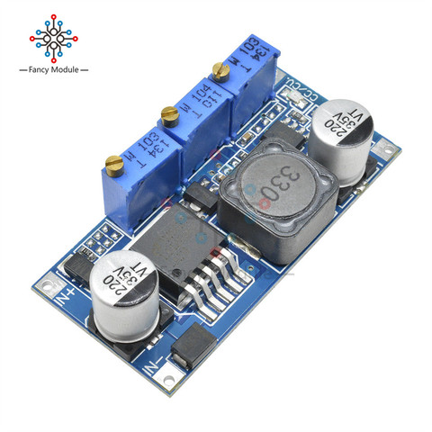 1 unid LM2596 Controlador LED DC-DC paso abajo ajustable CC/CV de módulo de fuente de alimentación ► Foto 1/1