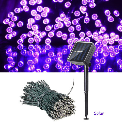 Guirnalda Solar de luces Led para exteriores, 22M, lámpara alimentada por energía Solar para decoración de jardín, 3 modos de vacaciones, fiesta de boda y navidad, 200 ► Foto 1/6