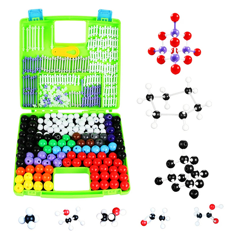 Conjunto de estructura de 156 atomos, Kit de modelo Molecular, de química orgánica inorgánica, juguetes educativos, regalos, enseñanza de la ciencia ► Foto 1/4