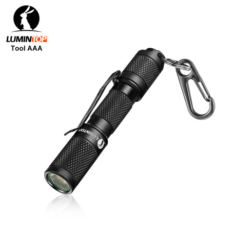 LUMINTOP EDC Mini herramienta de lámpara AAA 3 salidas IP68 impermeable LED de alta potencia fácil de llevar a 110 lúmenes para Camping, etc. ► Foto 1/5