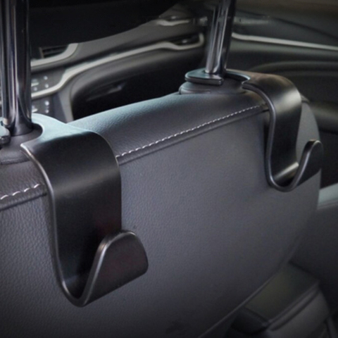 Clips de gancho de asiento para el coche, colgador de reposacabezas automático, soporte de bolsa para bolsa de coche, tela para bolso almacenaje de alimentos, accesorios de sujeción, adornos ► Foto 1/6