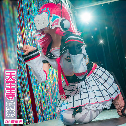 Amor. Nijigasaki-Disfraz de Cosplay de Tennouji Rina, vestidos de Anime para Navidad y Halloween, envío gratis, CG608 ► Foto 1/6