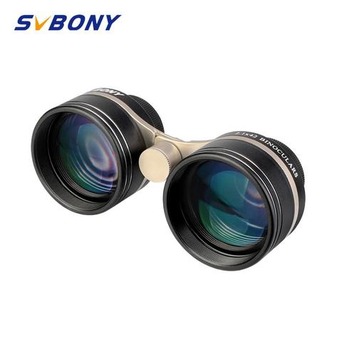 SVBONY SV407 Telescopio astronómico con binoculares súper anchos de 26 grados y 2,1x42mm para observación estelar ► Foto 1/6