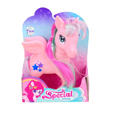 Lanyitoys-figuras de acción de My little Ponys para niñas, modelo de unicornio especial de anime, poni de vinilo de 5,5 pulgadas, juguetes para niñas, regalo de Navidad ► Foto 1/6