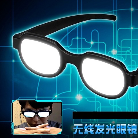 Gafas de Anime japonés detectivconan EVA Ikari Gendou, disfraces de Cosplay, gafas de luz LED, fiesta en línea, accesorios divertidos ► Foto 1/5