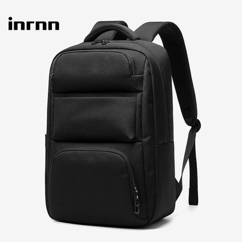 Inrnn-Mochila para ordenador portátil de 15,6 pulgadas para hombre, morral de viaje urbano, Mochila de escuela de alta calidad para adolescentes ► Foto 1/1