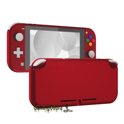 Funda de caja de cubierta de repuesto, Color Rojo escarlata, tacto suave, con Protector de pantalla para NS Switch Lite ► Foto 1/6