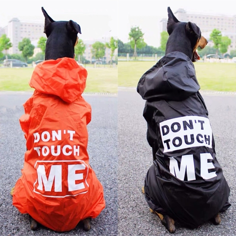 Perro impermeable Mono para medio perros grandes lluvia abrigo al aire libre ropa para mascotas ropa de perro Doberman para Labrador, Husky chaqueta TLC02 ► Foto 1/6