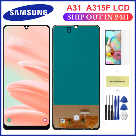 Pantalla LCD de 6,4 pulgadas para móvil, montaje de digitalizador con pantalla táctil de repuesto para Samsung Galaxy A31, A315, A315F, nuevo ► Foto 1/6