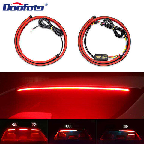 Lámpara de señal de coche, luz de freno de parada de montaje alto, Flash LED multimodo individual/colores, estilo de coche, accesorios de aviso de conducción de seguridad ► Foto 1/6