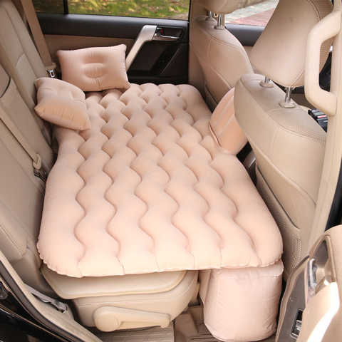 Colchón hinchable para coche, cama de viaje, colchón inflable a prueba de humedad, cama de aire para asiento trasero de coche, sofá para Interior de coche sin bomba de aire ► Foto 1/6