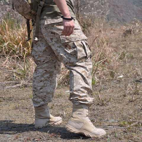 Pantalones tácticos militares hombres Emerson fatiga táctico sólido ejército combate Cargo Pantalones Casual camuflaje ► Foto 1/6