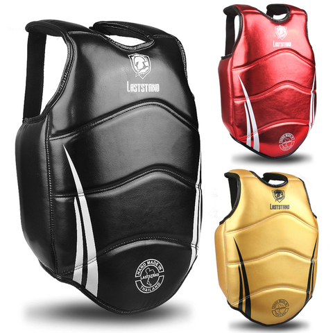 Protector de pecho para boxeo, artes marciales mixtas boxeo, chaleco de cuerpo sólido, Protector de artes marciales, suecos de pecho y Costilla, uniforme de escudo de Taekwondo ► Foto 1/6