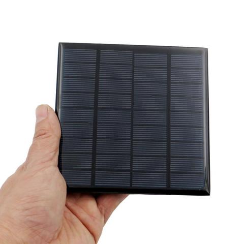 Panel Solar 6V 9V 18V Mini Sistema Solar DIY para la batería cargadores del teléfono celular portátil 2W 3W 4,5 W 6W 10W 20W célula Solar ► Foto 1/6