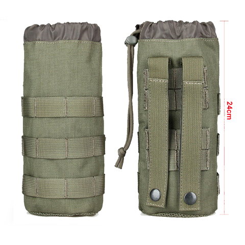 Bolsa de agua Molle táctica al aire libre, bolsa de agua portátil para Camping, bolsas de agua para mochila, chaleco de viaje para hombres, bolsa de Camping para ciclismo ► Foto 1/6