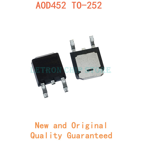 10 Uds AOD452-252 D452 TO252 MOSFET N-CH 25V 55A original y nuevo IC ► Foto 1/1