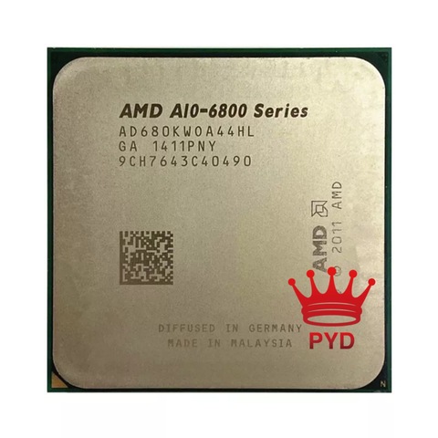 AMD A10-Series A10-6800K A10 6800K A10 6800 4,1 GHz Quad-Core CPU procesador AD680KWOA44HL/ AD680BWOA44HL hembra FM2 ► Foto 1/2