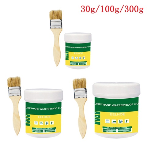 Sellador potente de pasta de poliuretano, revestimiento impermeable para casa, baño, techo, 30g/100g/300g ► Foto 1/6