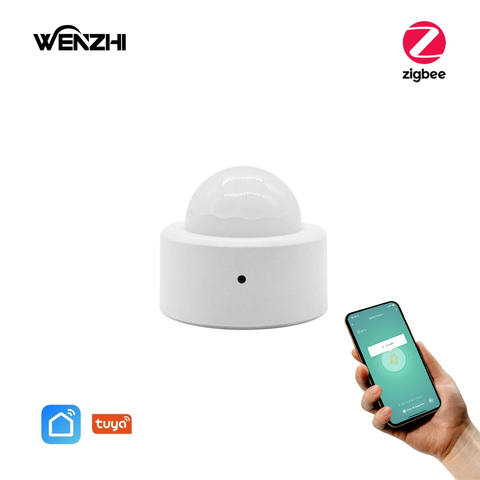 ZigBee-Sensor de movimiento Pir para el hogar, Detector de movimiento para la presencia en el hogar, IR desde sensores, cuerpo humano, con puerta de enlace, automatización de vida inteligente, Tuya ► Foto 1/6