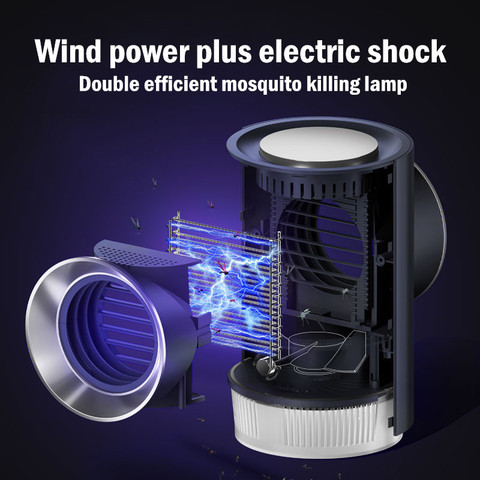 Lámpara antimosquitos eléctrica con USB, trampa LED antimosquitos, sin ruido, sin radiación, matamosquitos, para dormitorio ► Foto 1/6