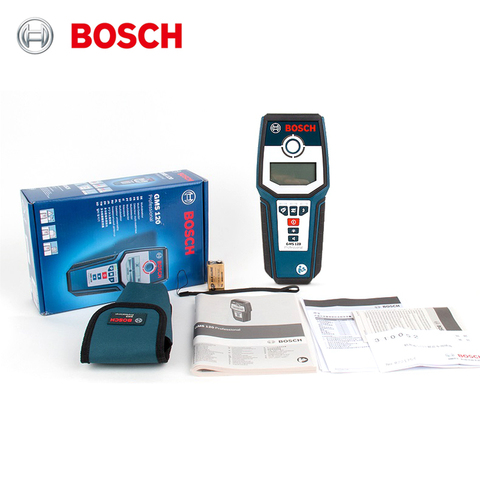 Detector de pared BOSCH GMS 120, cable/barra/tubería/instrumento de detección de metal industrial ► Foto 1/6