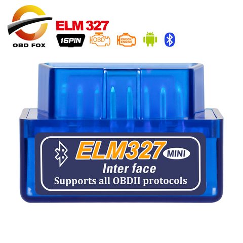 Cable de diagnóstico de coche V2.1 Super Mini ELM327, mini probador de líquido de frenos, lector de código obd2, herramientas de escaneo, Bluetooth, ELM 327 ► Foto 1/6