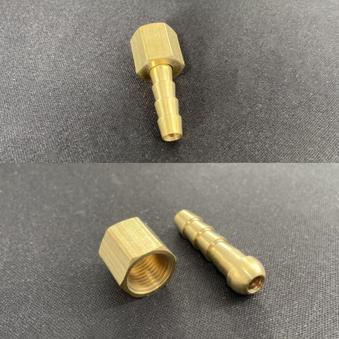 Espiga para manguera de 6mm, 8mm, 10mm, M10, M12, M14, M16, rosca hembra de latón métrica, accesorio de acoplamiento de tubería, adaptador de conector ► Foto 1/2