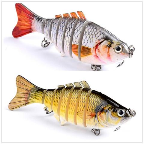 Wobblers-Señuelos de Pesca de sección múltiple, cebo duro de 100mm15g,  pececillo señuelo Artificial, Crankbait, plantilla, equipo de pesca de  carpa, 1 Uds. - Historial de precios y revisión