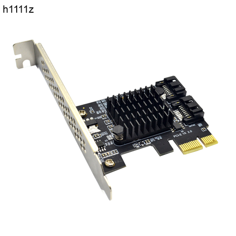 Controlador de tarjeta H1111Z, tarjeta SATA 3 PCIE SATA3 PCIE/PCI-E SATA/expansión/multiplicador PCI Express, Puerto SATA Marvell 88SE9125 ► Foto 1/6