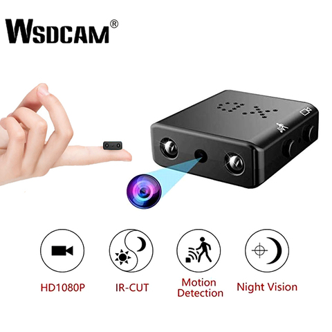 Wsdcam XD IR-CUT Mini cámara más pequeña 1080P HD videocámara visión nocturna infrarroja Micro Cam detección de movimiento DV DVR cámara de seguridad ► Foto 1/6