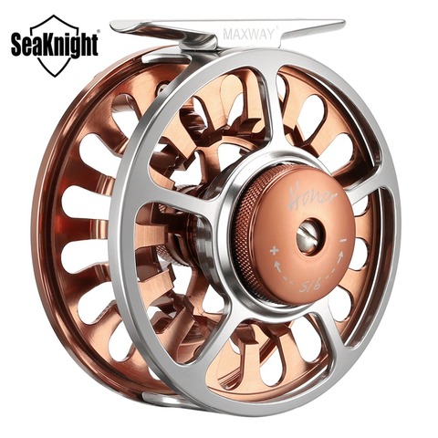 SeaKnight HONOR volar carrete de pesca de aluminio mecanizado la rueda de pesca Metal de agua salada pesca de agua dulce 3/4, 5/6, 7/8, 9/10 ► Foto 1/6