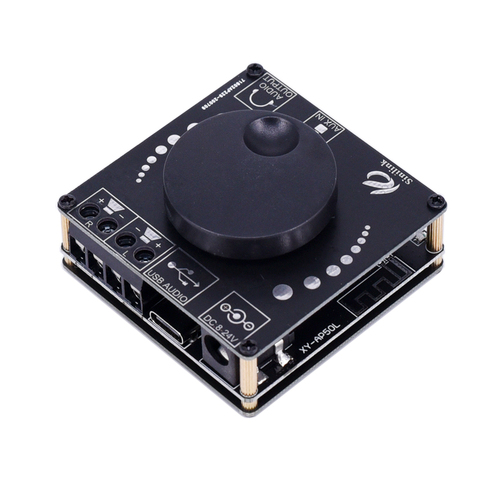 XY-AP50L Mini Bluetooth 5,0 50W + 50W inalámbrica o de tablero amplificador Digital estéreo Amp 3,5 MM AUX USB APP ► Foto 1/6