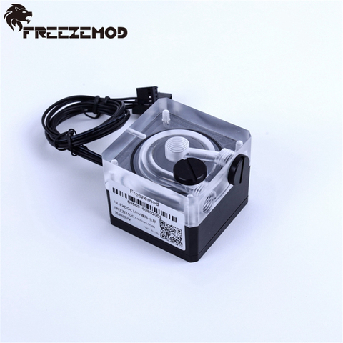 Mini bomba FREEZEMOD, bomba súper silenciosa, bomba de refrigeración por agua por ordenador PWM, compatible con Control Manual de velocidad. PU-FXDDC18W ► Foto 1/6