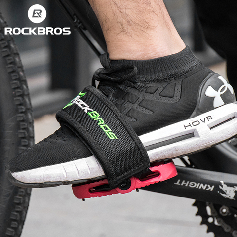 ROCKBROS-funda para Pedal de bicicleta, correa de pie ultraligera, antideslizante, alta resistencia, accesorios de bicicleta de doble cara ► Foto 1/6