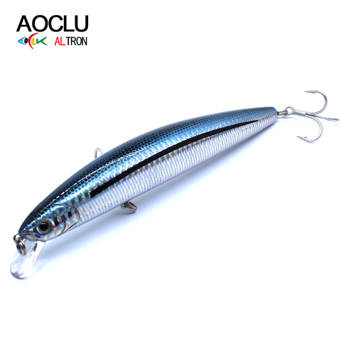 AOCLU-señuelos Jerkbait wobblers de 16cm, 30g de profundidad, 0,5-1,5 m, cebo duro flotador, señuelos de pesca Minnow, transferencia de peso para fundición larga ► Foto 1/6