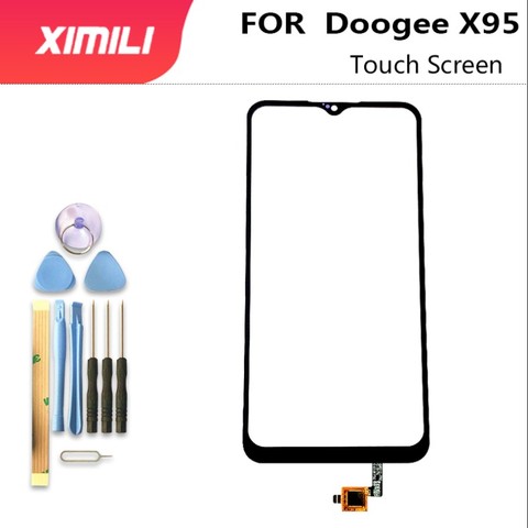 Panel de cristal táctil de 6,52 pulgadas para Doogee X95 Digitalizador de pantalla táctil con Sensor frontal de cristal exterior pantalla Original + herramientas ► Foto 1/6