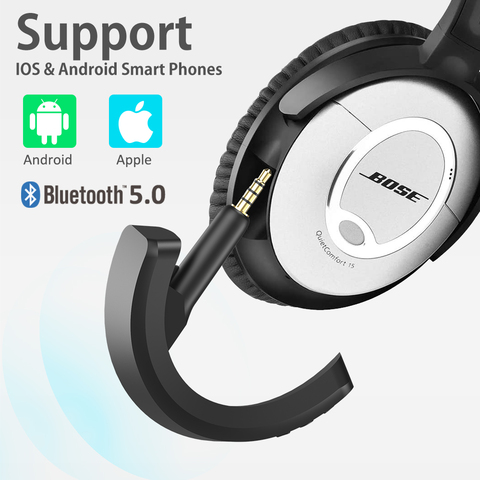 Adaptador inalámbrico Bluetooth para Bose QC15 QC 15, adaptador de Altavoz Bluetooth para Bose QuietComfort 15, receptor aptX ► Foto 1/6