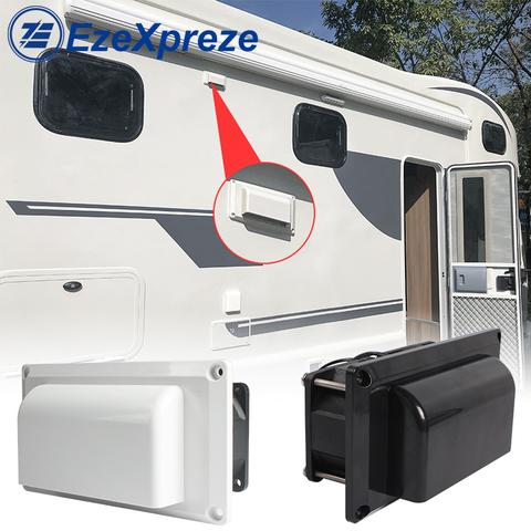 Caravana autocaravana, remolque lado de ventilación de aire de escape de ventilación ventilador RV blanco DC 25W para remolque de barco marina yate accesorios ► Foto 1/5