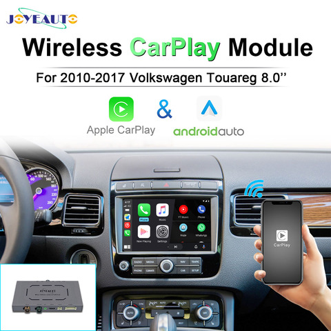 JoyeAuto para Volkswagen Touareg 2010 - 2017 de 8,0 pulgadas Android Auto inalámbrico Apple Carplay decodificador navegación reflejo Kit de TV caja ► Foto 1/5