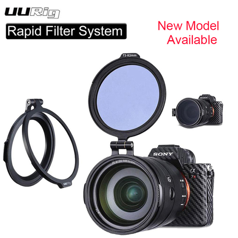 UURig-sistema de filtro rápido RFS ND, soporte de tapa de liberación rápida, montaje de tapa de lente para Sony, Nikon, accesorios de cámara DSLR, nuevo ► Foto 1/6