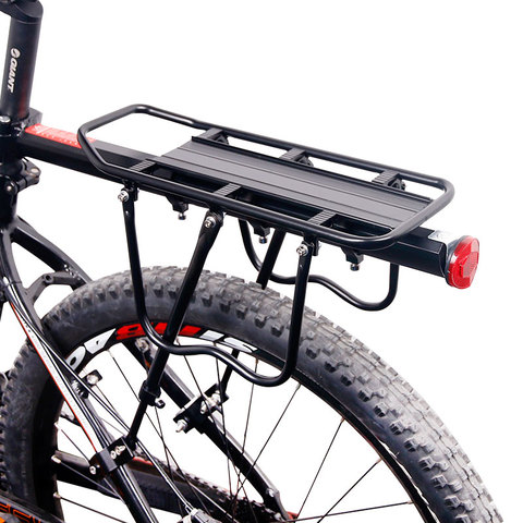 Porta equipaje de bicicleta con rejilla trasera para carga, soporte de bolsa de tija de sillín para bicicletas de 20-29 pulgadas con herramientas de instalación ► Foto 1/6
