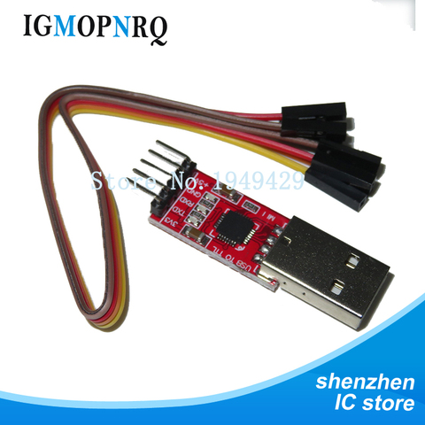 1 módulo CP2102 USB a TTL serie UART STC cable de descarga PL2303 Super Actualización de línea de cepillo (rojo) ► Foto 1/3