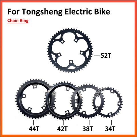 Anillo de cadena para rueda de bicicleta eléctrica Tongsheng TSDZ2, accesorios de rueda duraderos, Motor de tracción media, color negro ► Foto 1/1