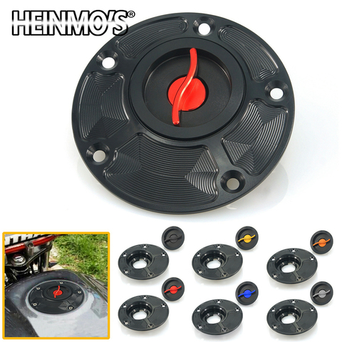 Tapa de tanque de combustible para motocicleta Yamaha, accesorios de decoración, cubierta de tanque de Gas y aceite para moto Yamaha FZ1 FZ6 FZR 750 1000 R6 YSR 50 ► Foto 1/3