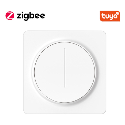 Interruptor de atenuación inteligente Zigbee, atenuador táctil LED, Tuya, Control por aplicación remota compatible con asistente de Alexa y Google Home ► Foto 1/6