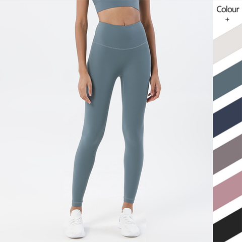 Vnazvnasi-mallas de Yoga de cintura alta para mujer, pantalones deportivos suaves y elásticos para correr, ropa deportiva para exteriores, nuevo diseño de otoño ► Foto 1/6