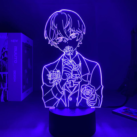 Anime 3D Light Mystic Messenger-luz LED nocturna para chico, decoración de habitación, regalo de cumpleaños ► Foto 1/6