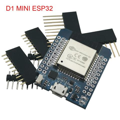 Placa de desarrollo de Internet de las cosas, D1 Mini ESP32 ESP-32, WiFi + Bluetooth, basado en ESP8266, completamente funcional ► Foto 1/4