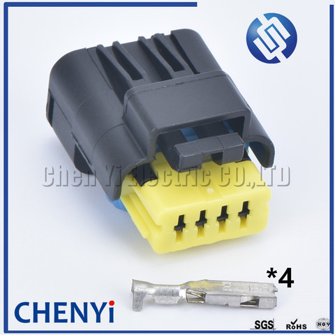 Conector de arnés de cableado automotriz, 2 unidades, 4 pines, 1,5mm, hembra, resistente al agua, FCI, 211 PC042S4021, 211PC042S4021 ► Foto 1/5